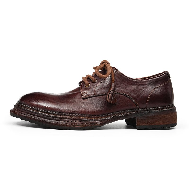 Men’s Heritage Derby Shoes with Handcrafted Detailing - 0cm