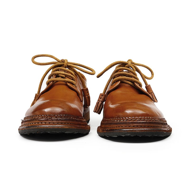 Men’s Heritage Derby Shoes with Handcrafted Detailing - 0cm