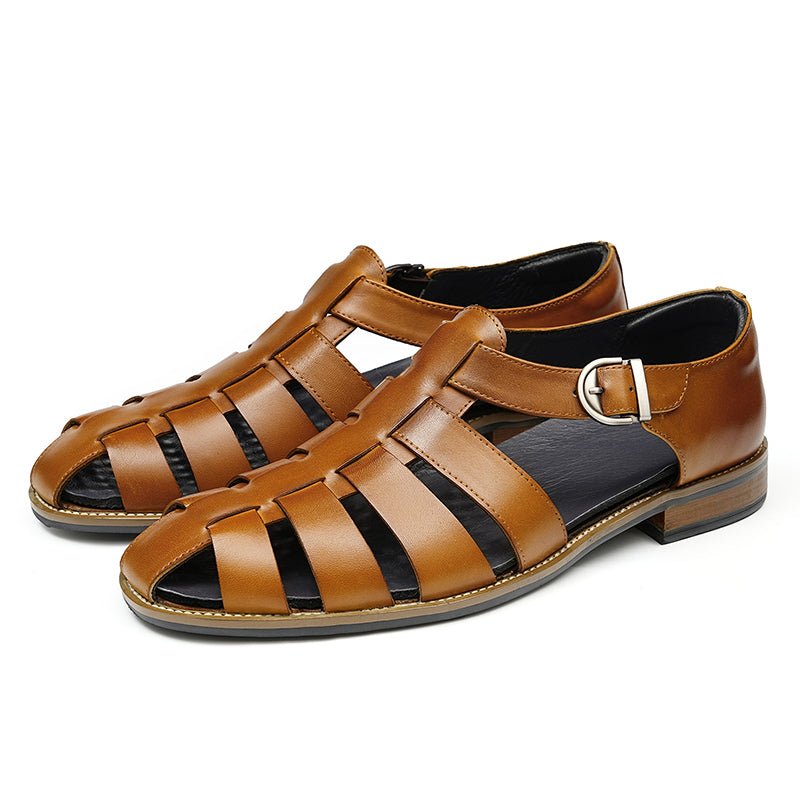 Men’s Leather Harbor Fisherman Sandals - 0cm