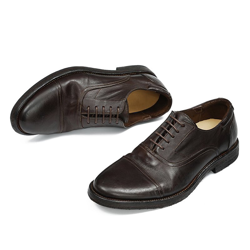 Men’s Legacy Handmade Cowhide Oxford Lace Up Shoes - 0cm