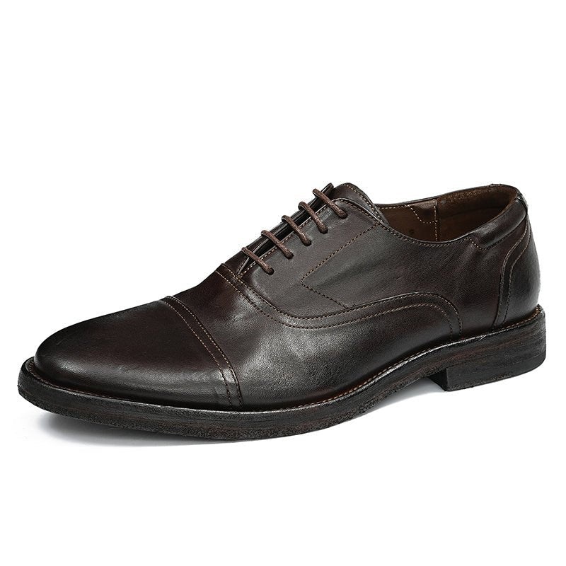 Men’s Legacy Handmade Cowhide Oxford Lace Up Shoes - 0cm