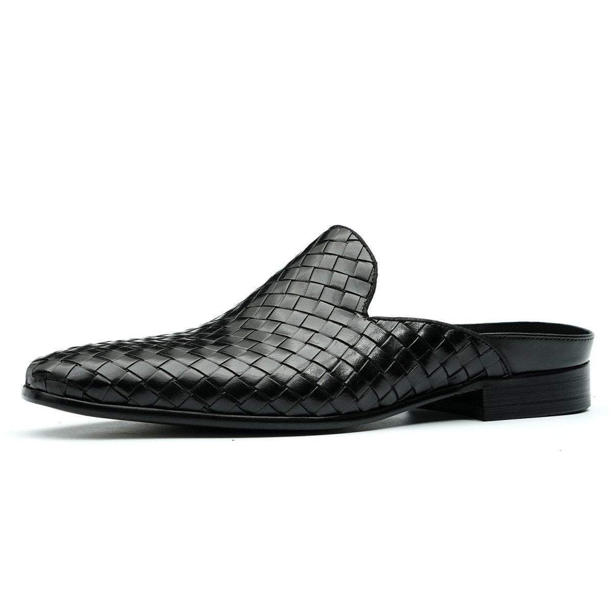 Men’s Woven Calfskin City Stroll Mules - 0cm