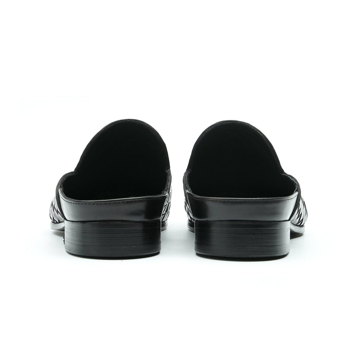 Men’s Woven Calfskin City Stroll Mules - 0cm