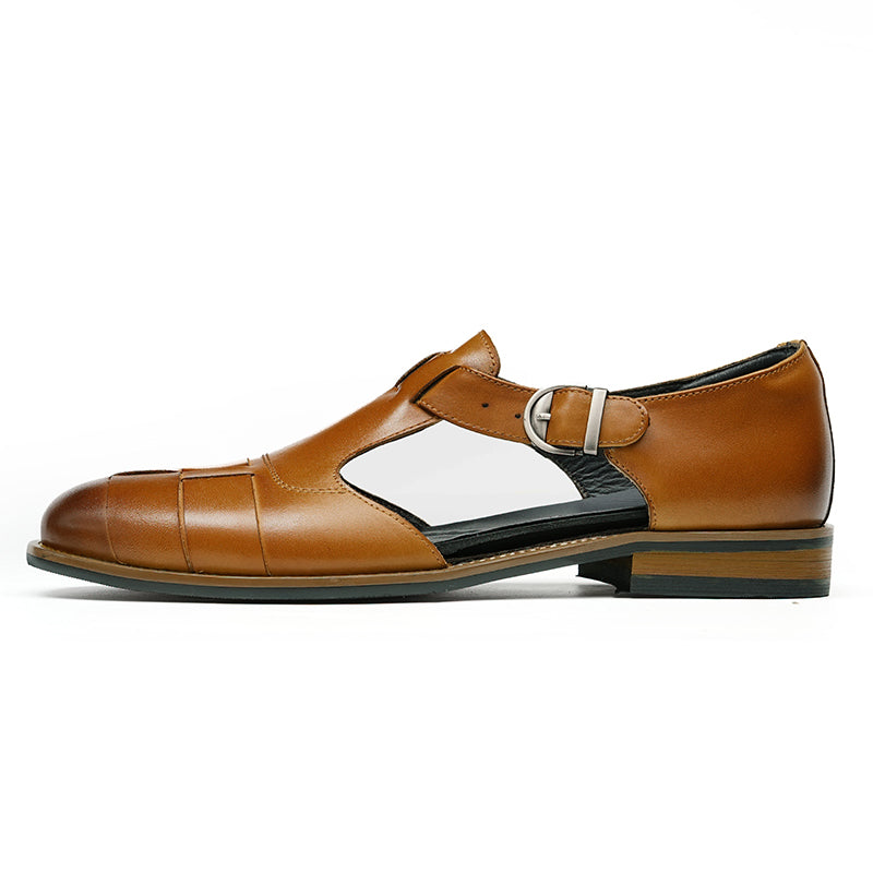 Men’s Woven Leather Riviera Sandals