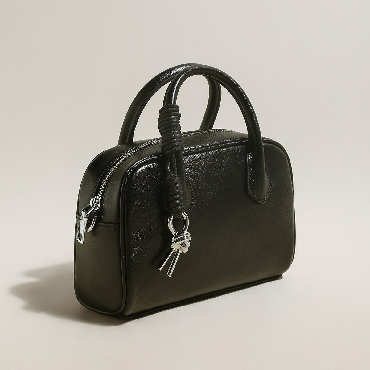 Meredith Leather Boston Top Handle Bag - 0cm