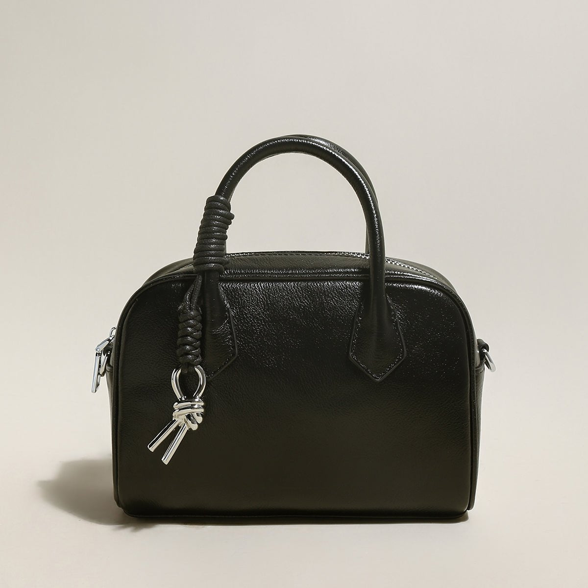 Meredith Leather Boston Top Handle Bag - 0cm