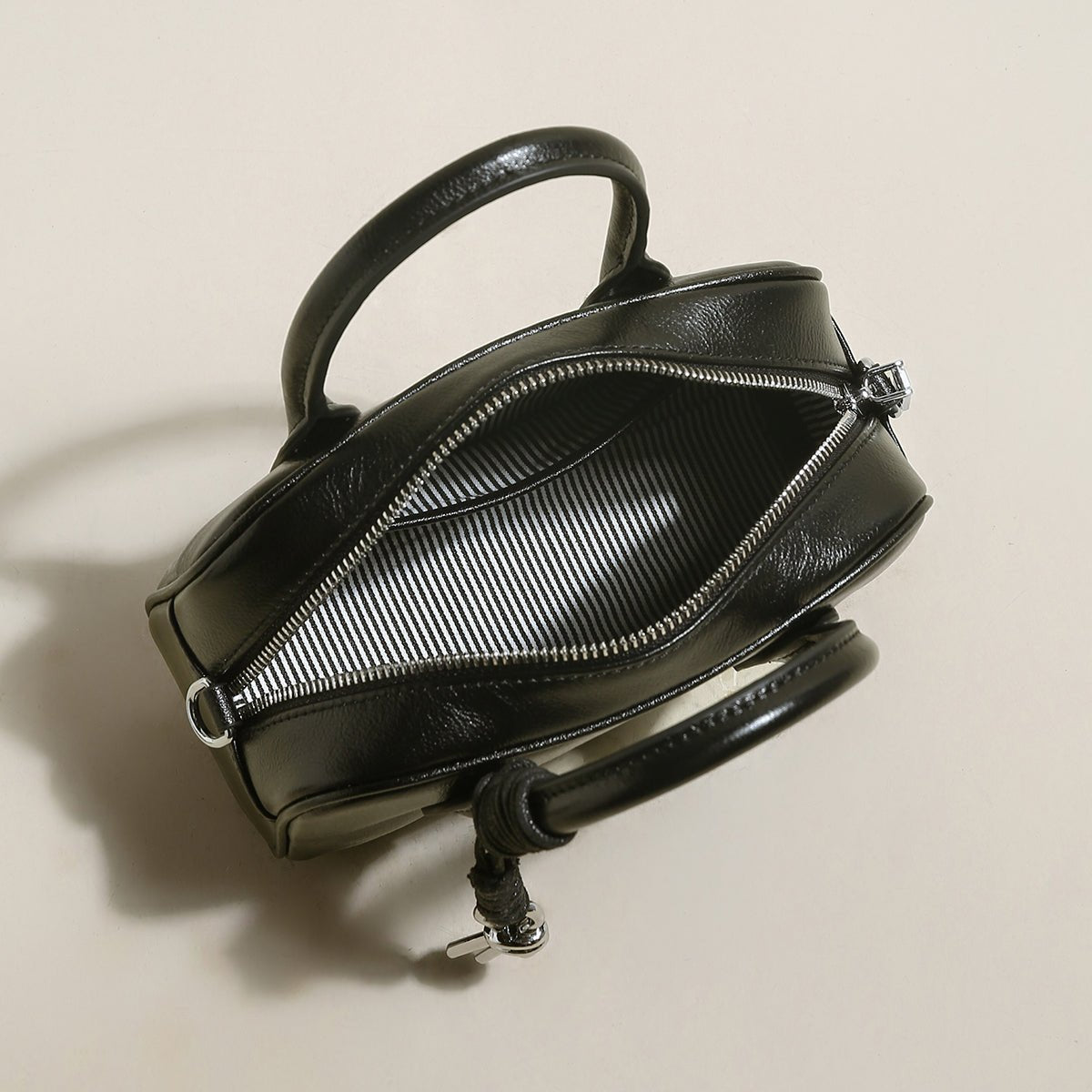 Meredith Leather Boston Top Handle Bag - 0cm