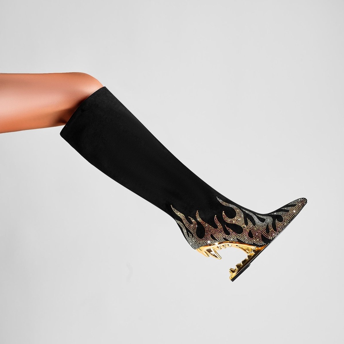 metallic - flames - bite - heel - black - knee - high - boots_all_gold_10.jpg
