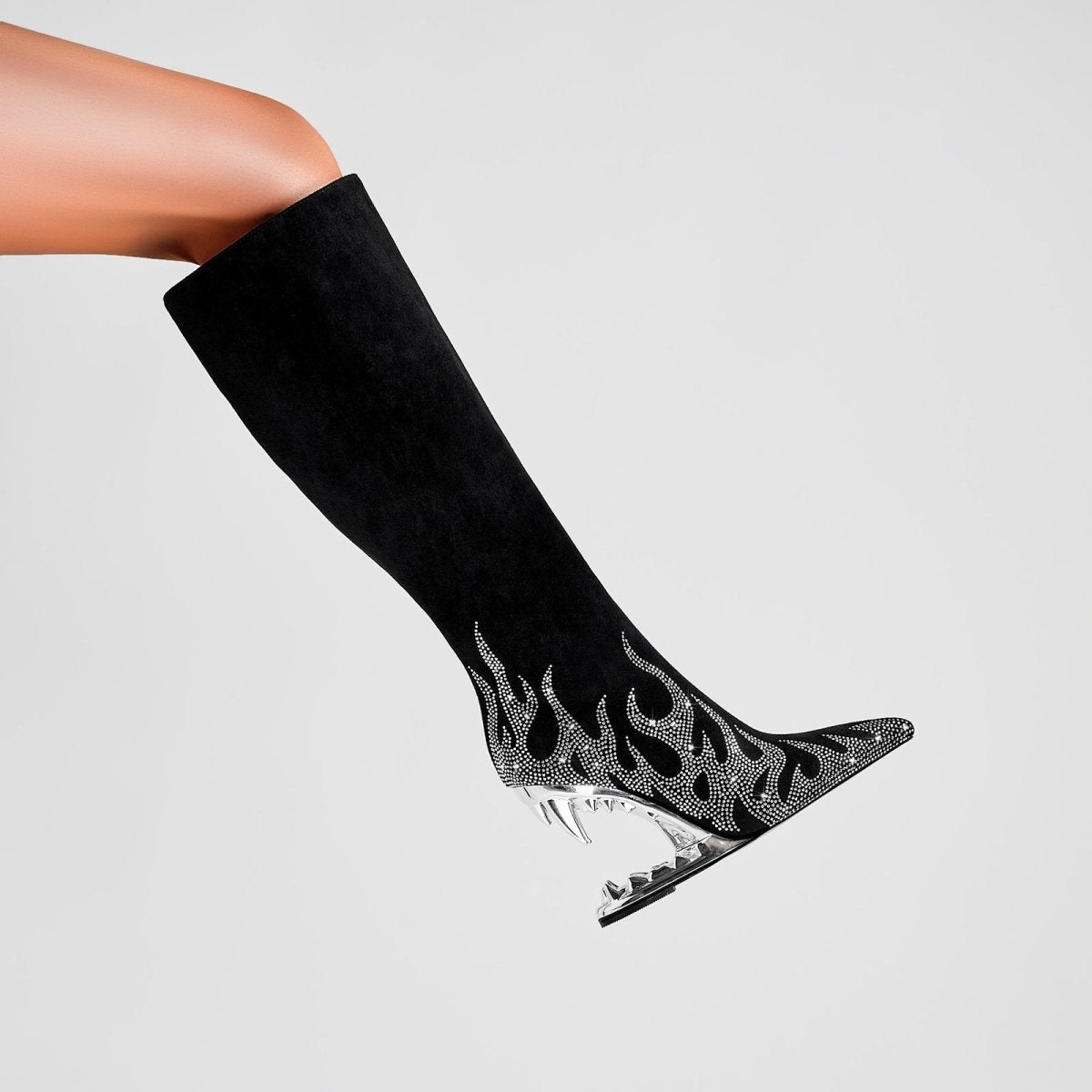 metallic - flames - bite - heel - black - knee - high - boots_all_silver_10.jpg