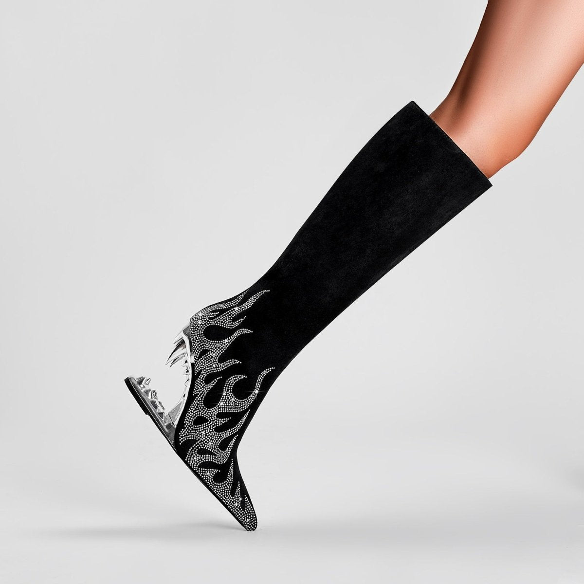 metallic - flames - bite - heel - black - knee - high - boots_all_silver_9.jpg