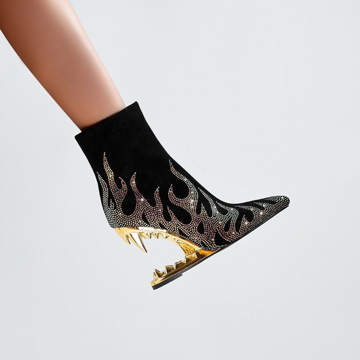 metallic - flaming - down - bite - heel - black - ankle - boots_all_gold_1.jpg