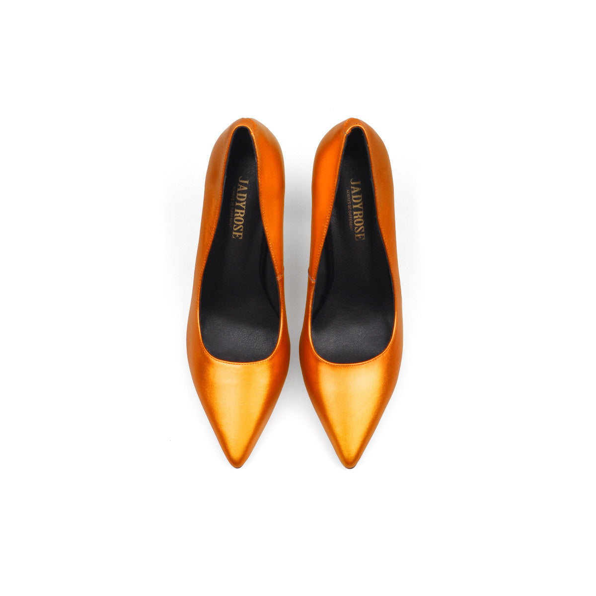 metallic point toe pumps all bronze 4