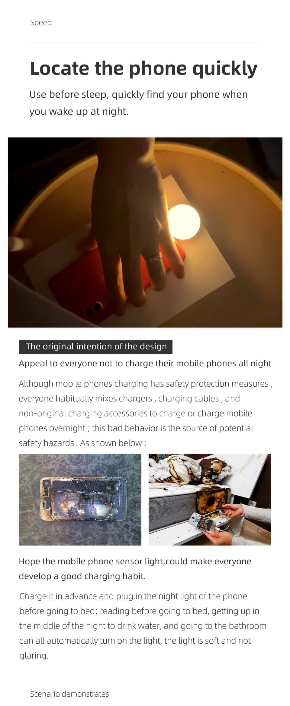 mini portable usb wireless smartphone light all white 14