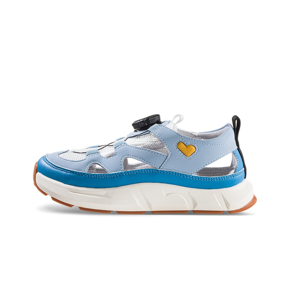 mini sporty non slip breathable soft sole walking shoes all blue 1
