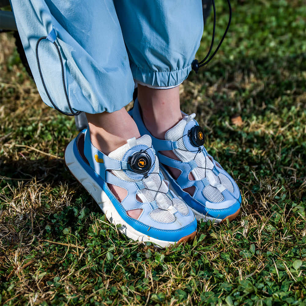 mini sporty non slip breathable soft sole walking shoes all blue 5