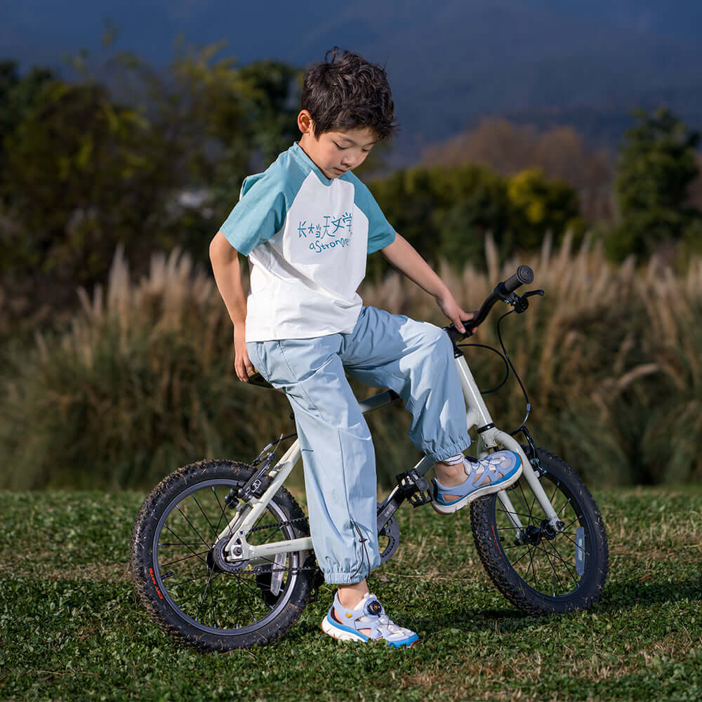 mini sporty non slip breathable soft sole walking shoes all blue 6