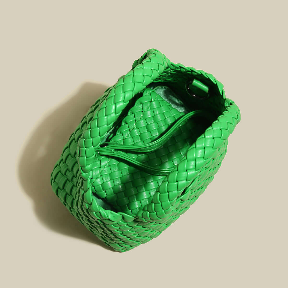 Mini Woven Top Handle Bag - 0cm