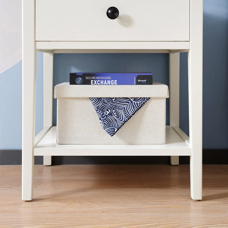 minimalist cream storage bedside table all 6
