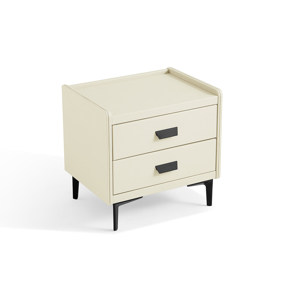 minimalist modern luxurious bedside table cream 4