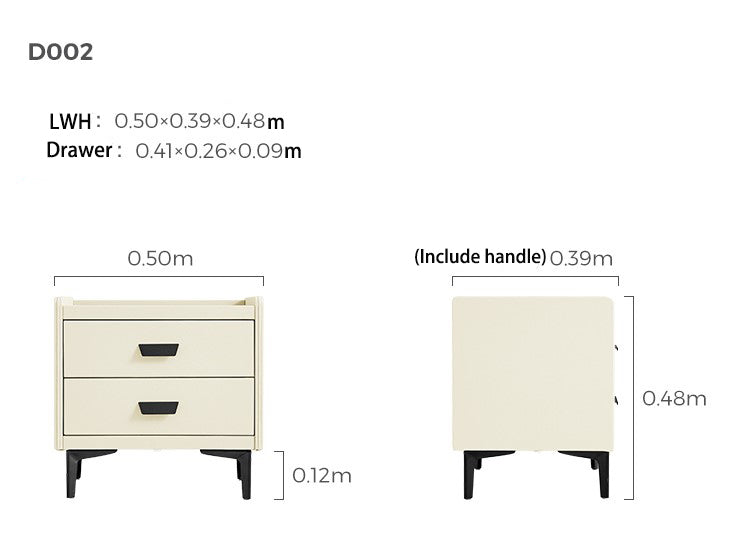 minimalist modern luxurious bedside table cream 7