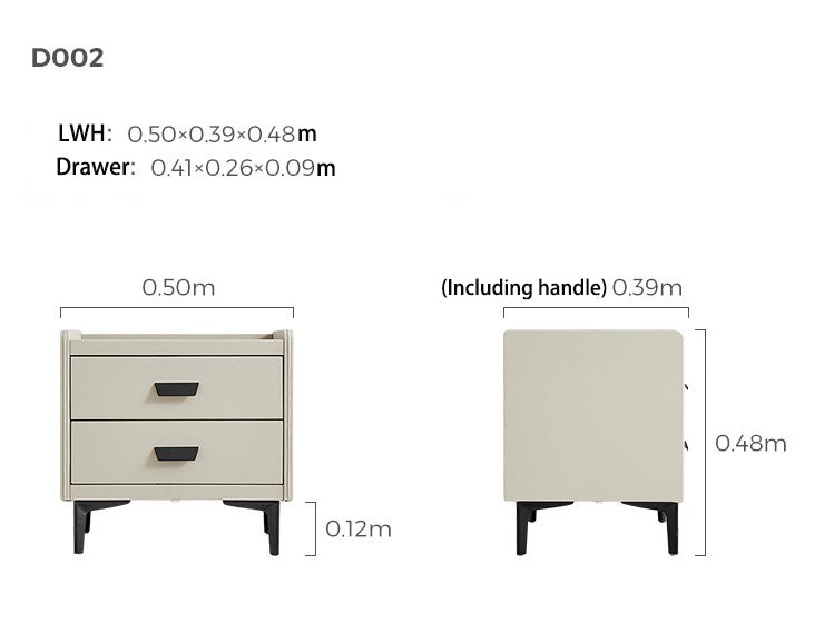 minimalist modern luxurious bedside table khaki 10
