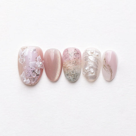Misty Garden 3D Press-On Nails
