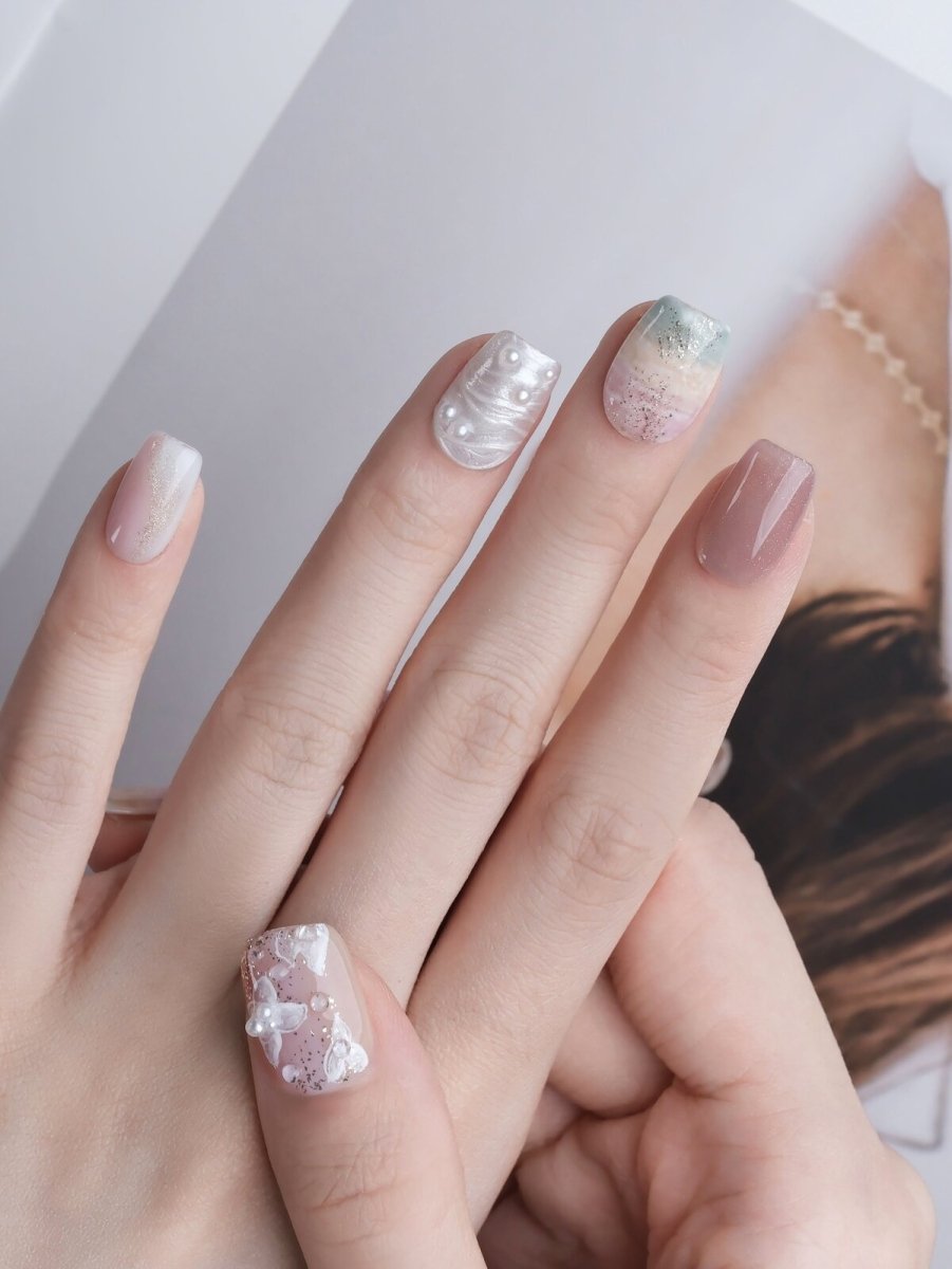 Misty Garden 3D Press-On Nails