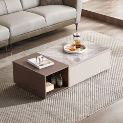 Modern Grey Coffee Table & Side Table Set