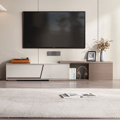 Modern Grey Extendable Entertainment Unit TV Console