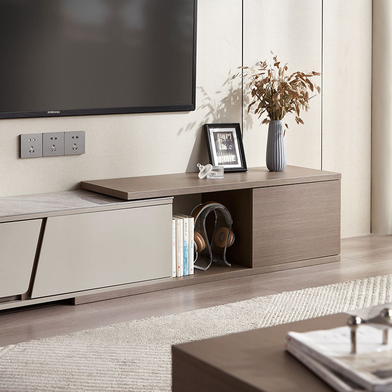 modern grey extendable entertainment unit tv console all 5