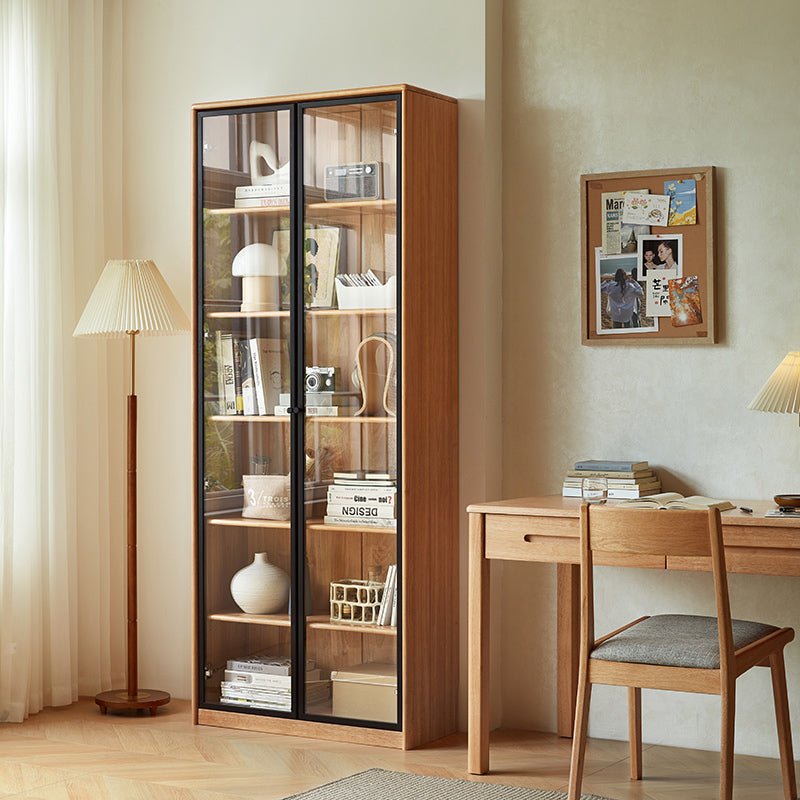 Modern Solid Wood Bookcase - 0cm