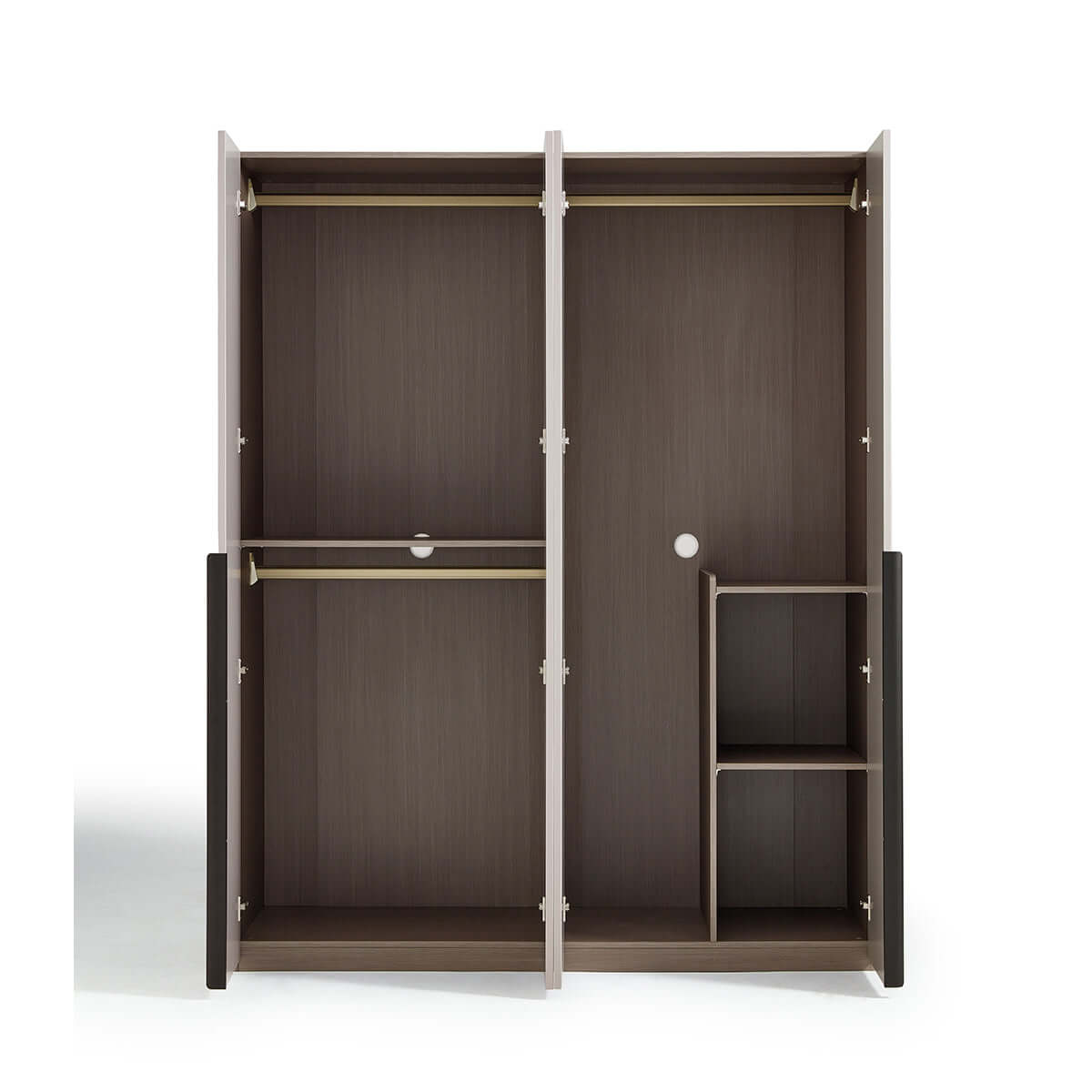 moe grey 4 door wardrobe standard grey 4