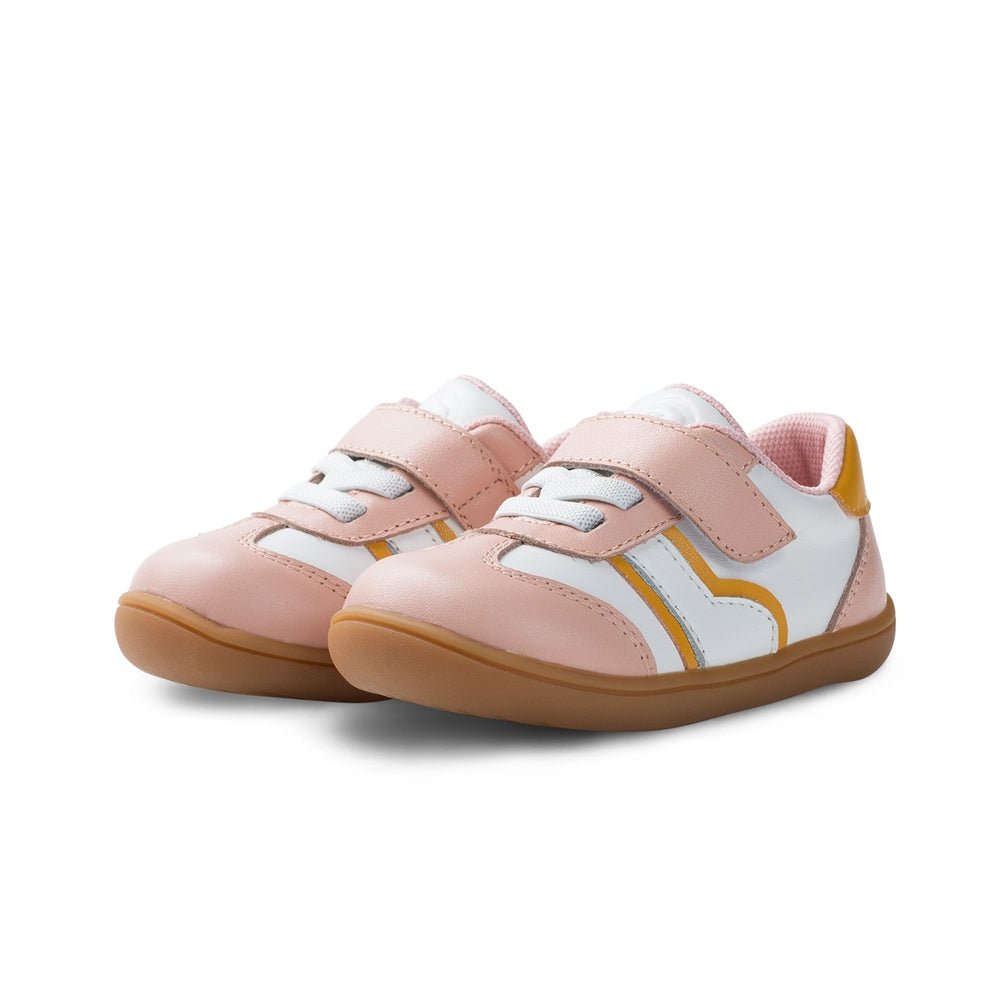 momo soft sole pre walker baby girl sneakers all pink 3