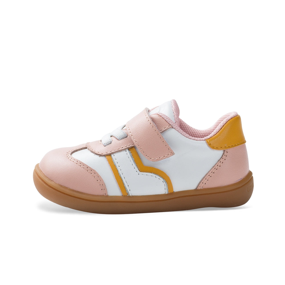 momo soft sole pre walker baby girl sneakers all pink 1