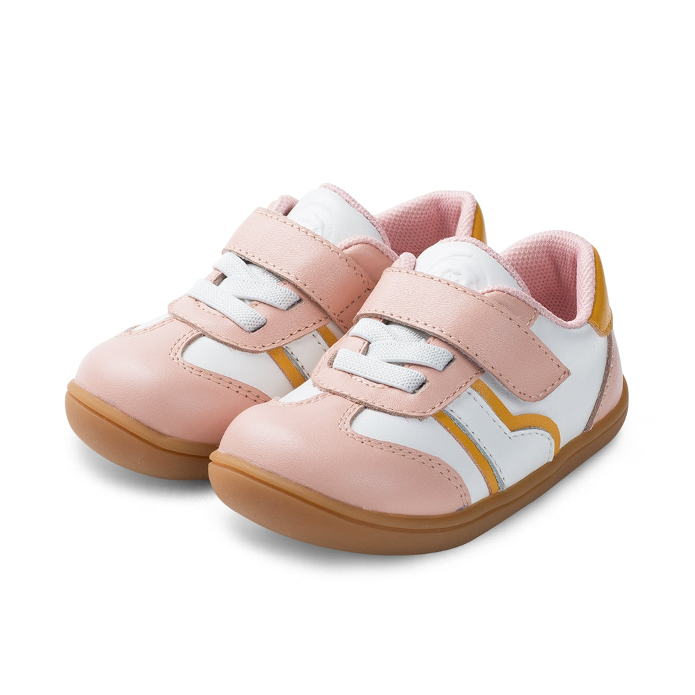 momo soft sole pre walker baby girl sneakers all pink 2