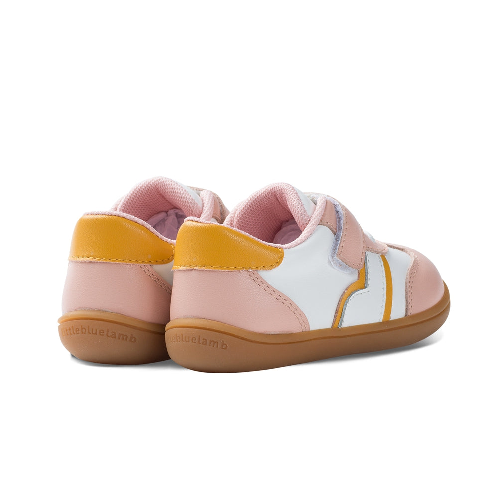 momo soft sole pre walker baby girl sneakers all pink 4