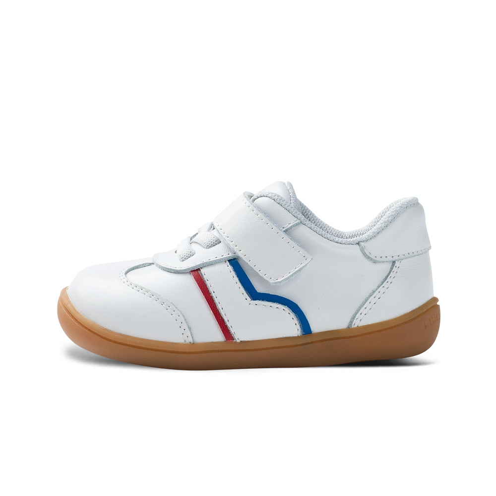 momo soft sole pre walker baby girl sneakers all white 1