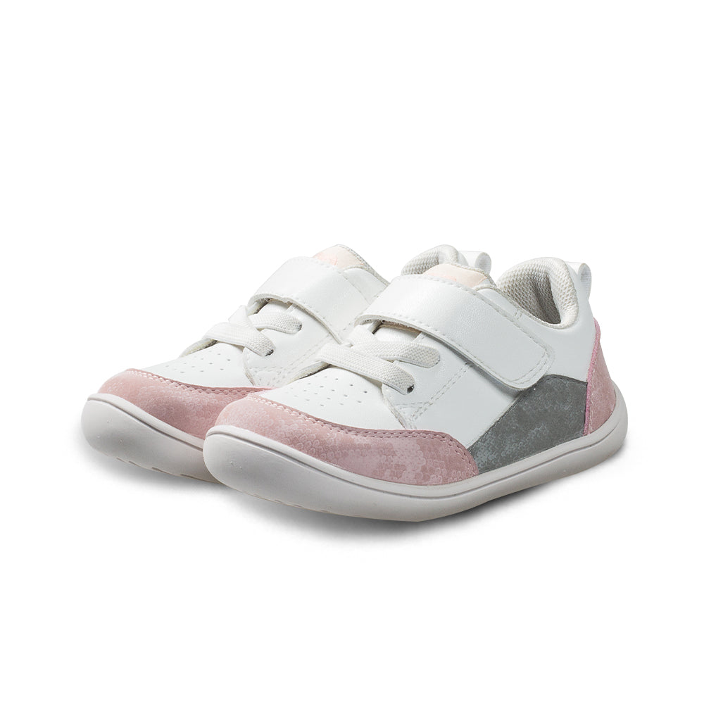 moms touch soft sole non slip pre walker baby sneakers all pink 3
