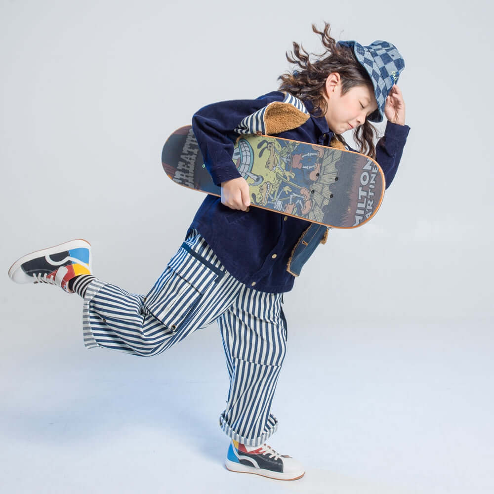 mondrian non slip kids high top sneakers all black 7