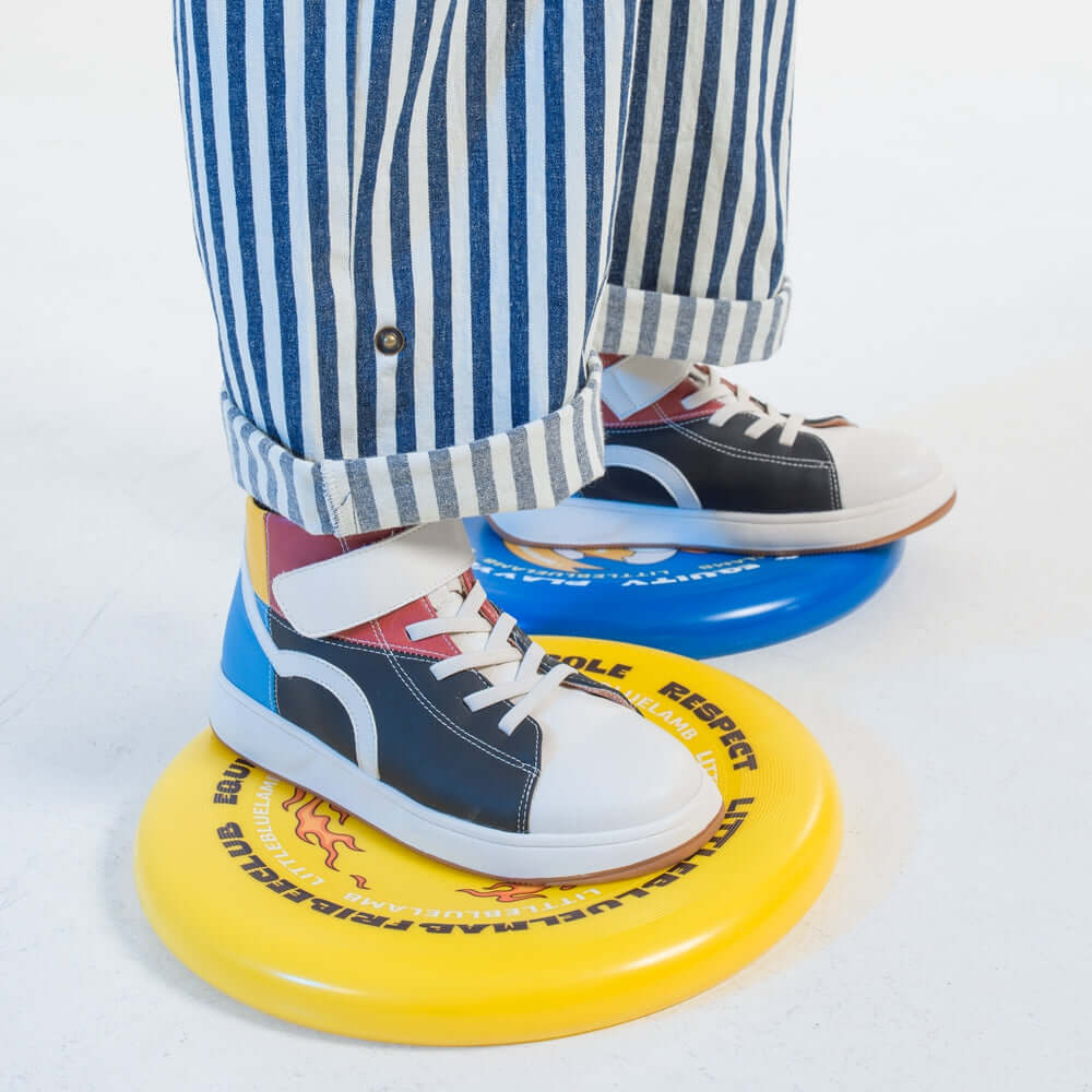 mondrian non slip kids high top sneakers all black 6