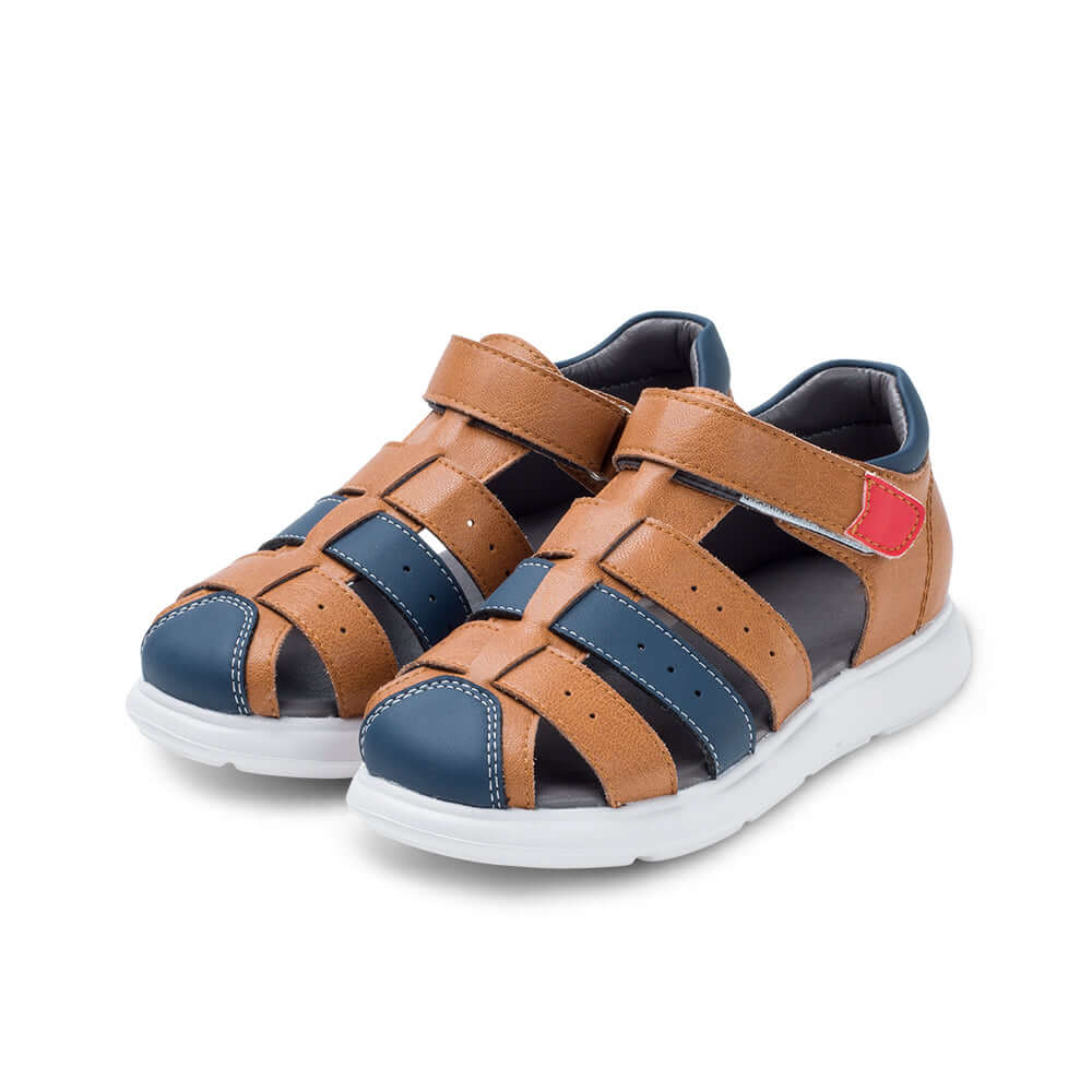 montana extra lightweight kids sandals all camel 2