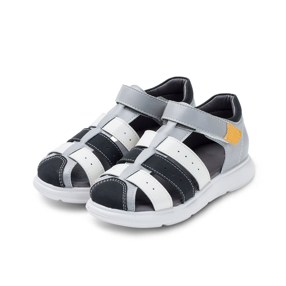 montana extra lightweight kids sandals all grey 2