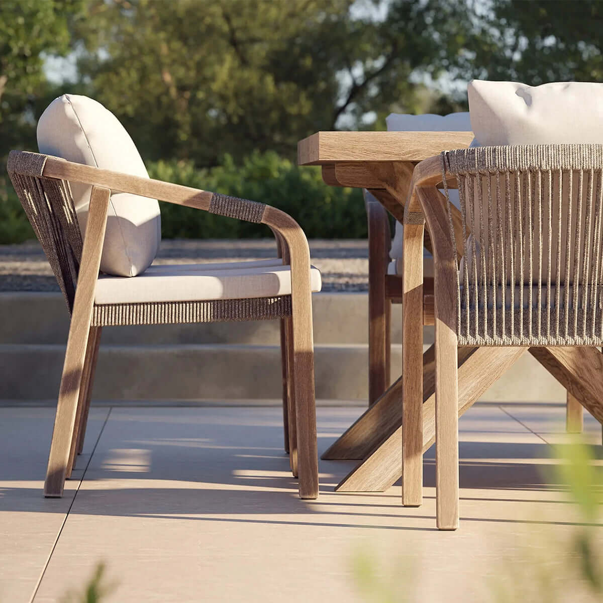 Monte Crossleg Long Table - 0cm