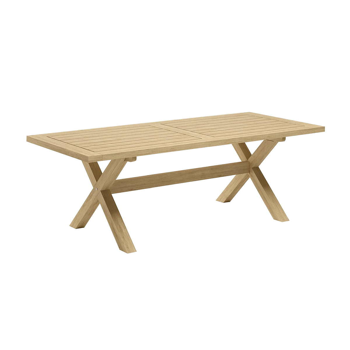 monte crossleg long table 2.4m sand 2