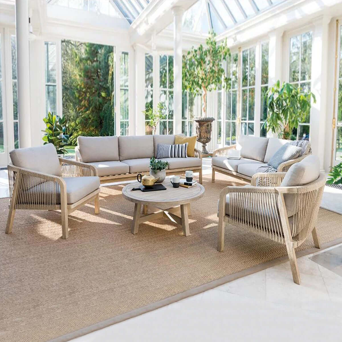 monte patio sofa [single two seater] sand 1