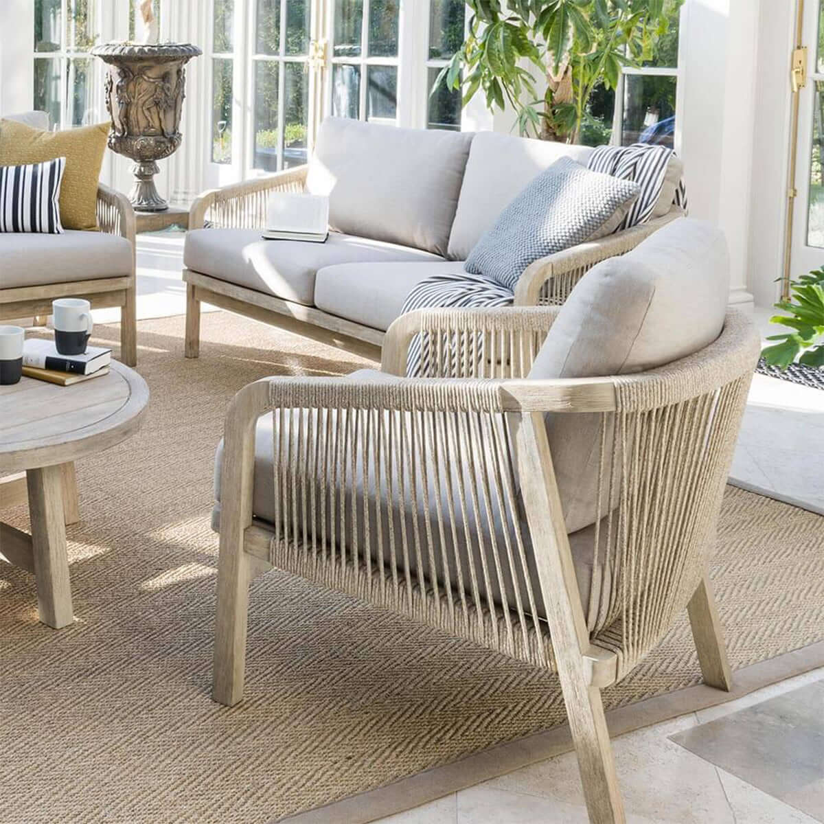 monte patio sofa single sand 2