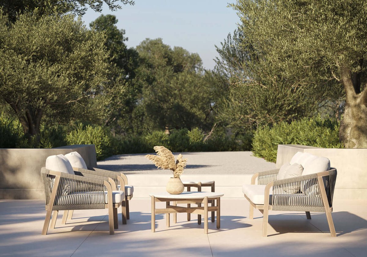 Monte Round Sand Coffee Table - 0cm