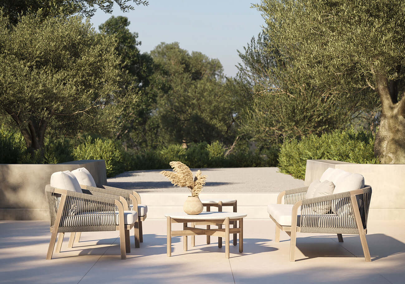 monte round sand coffee table all sand 2