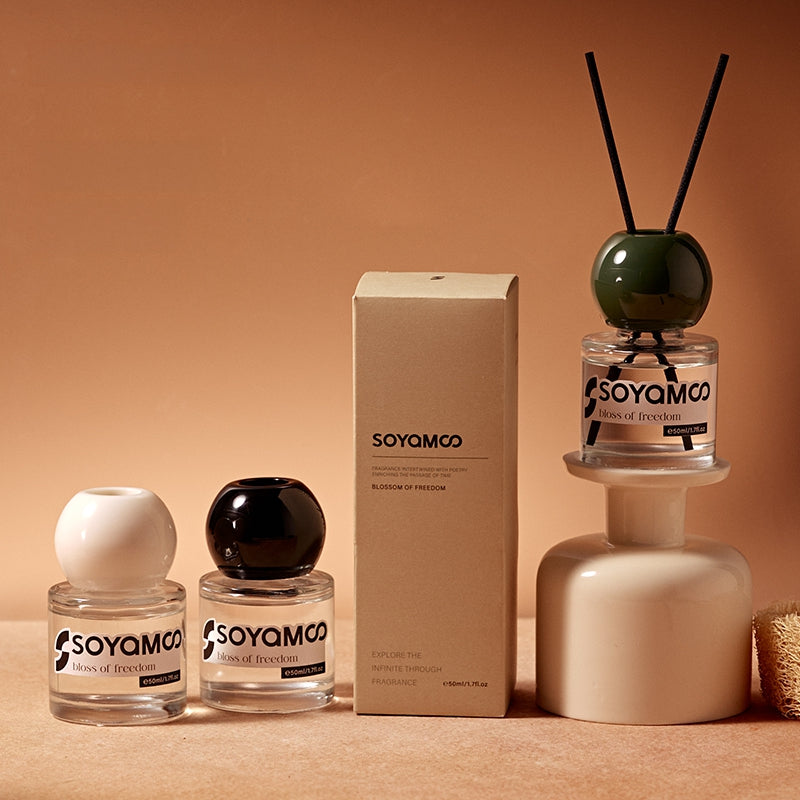 Moonlit Gardenia Forest Mini Round Car Diffuser – 50ml