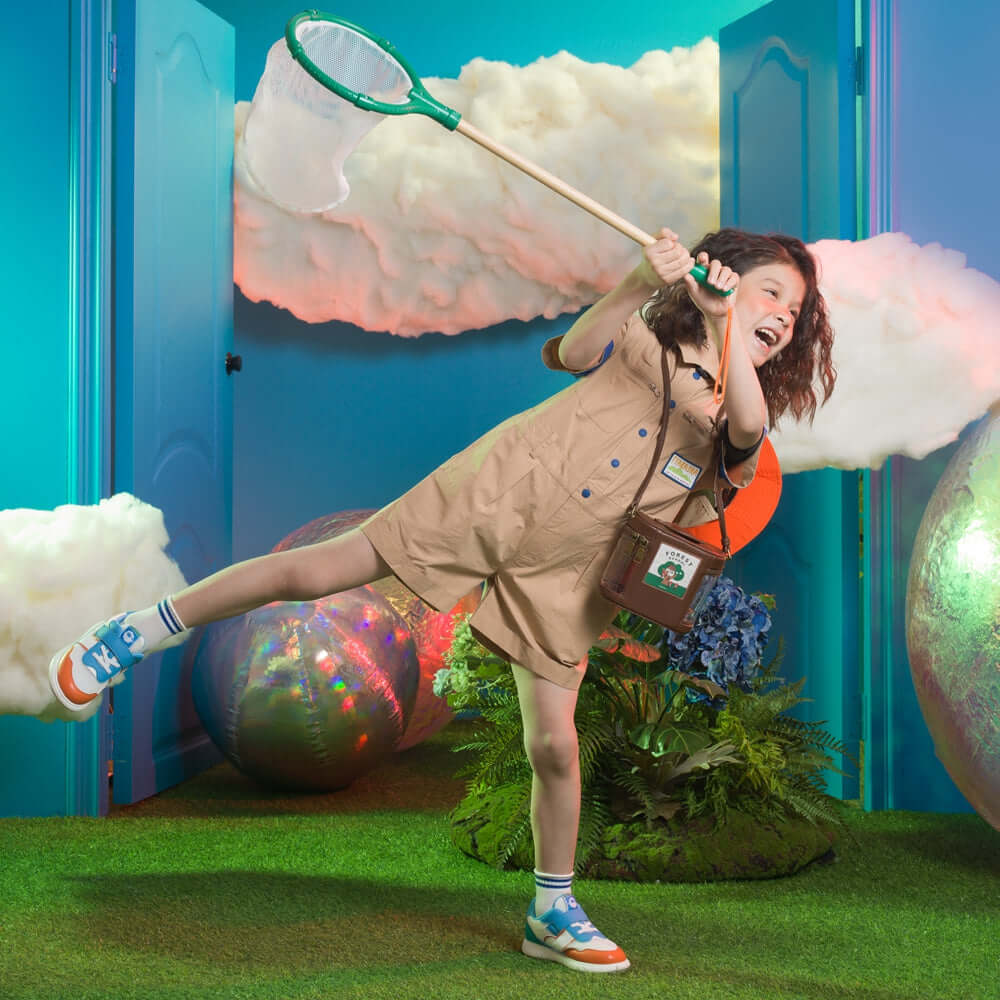 morgan easy comfy kids sneakers all blue 7